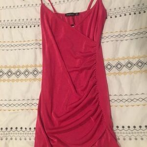 Boohoo red mini dress. Size 0, NWT